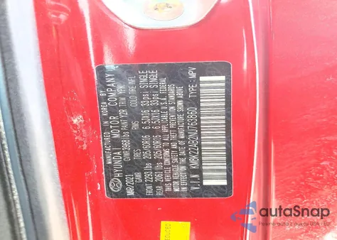 2022 Hyundai Kona Sel z USA, uszkodzony, nr VIN KM8K22AB2NU763860